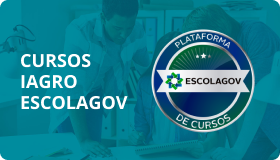 Acessar cursos IAGRO pela plataforma ESCOLAGOV.