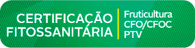 certificação fitossanitária - fruticultura, CFO?CFOC, PTV.